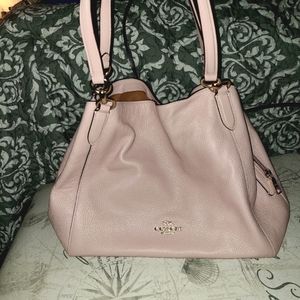 Baby Pink Coach Hallie Bag